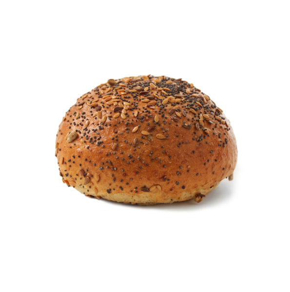 Multiseed Vegan Round Bun (90g)