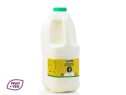 Organic Semi- Skimmed Polybottle 2ltr