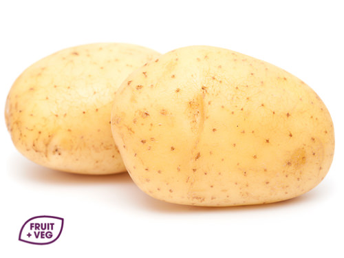 Washed White Potatoes