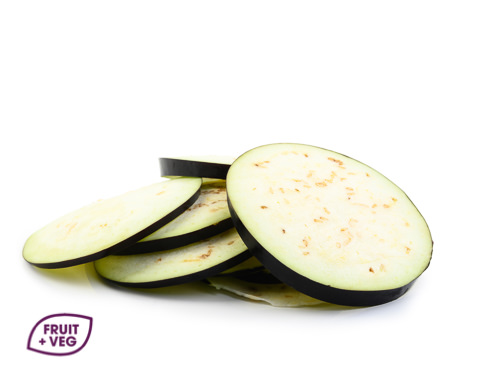 Prepared Aubergine Sliced