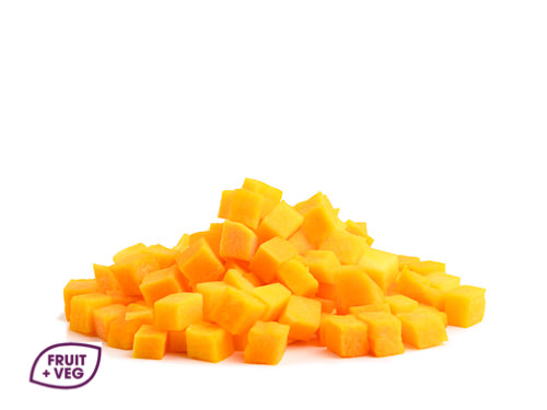 Prepared Butternut Squash Diced