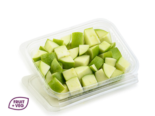 Diced Green Apple (Skin On)