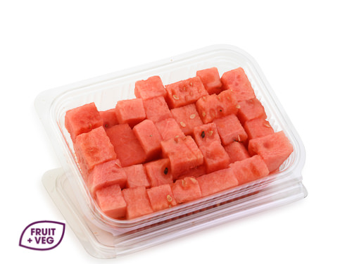 Diced Watermelon