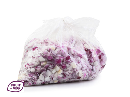 Prepared Diced Red Onion