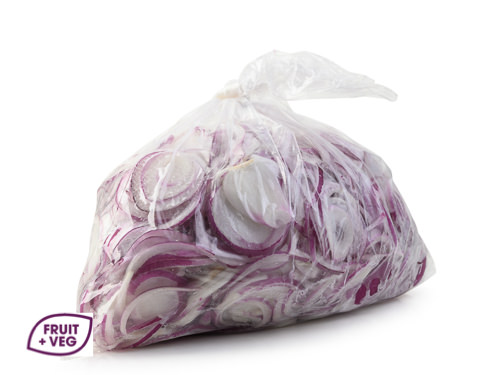 Prepared Sliced Red Onion