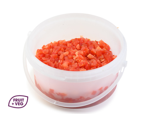 Prepared Diced Tomato (Skin On)