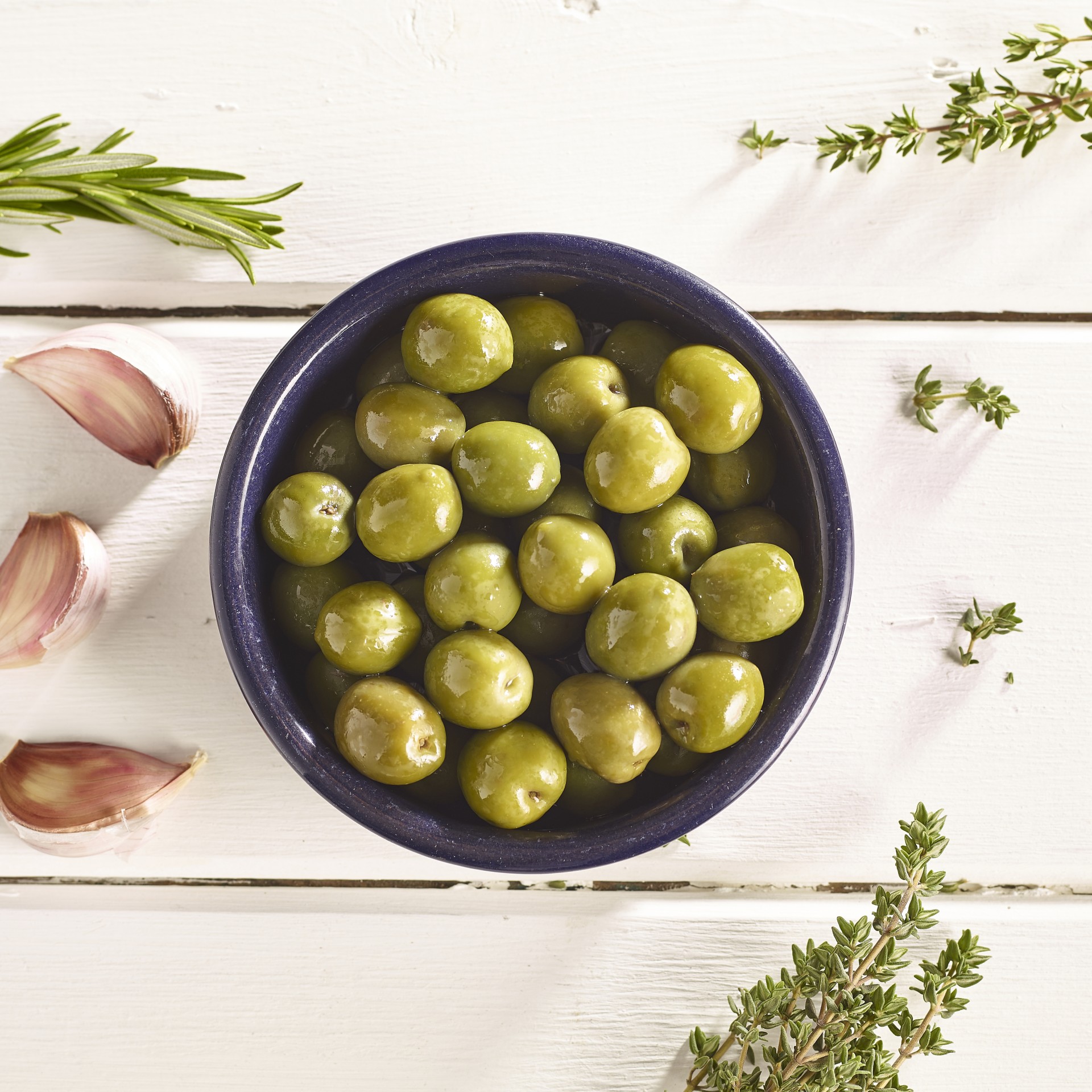 Unpitted Nocellara Olives in Oil