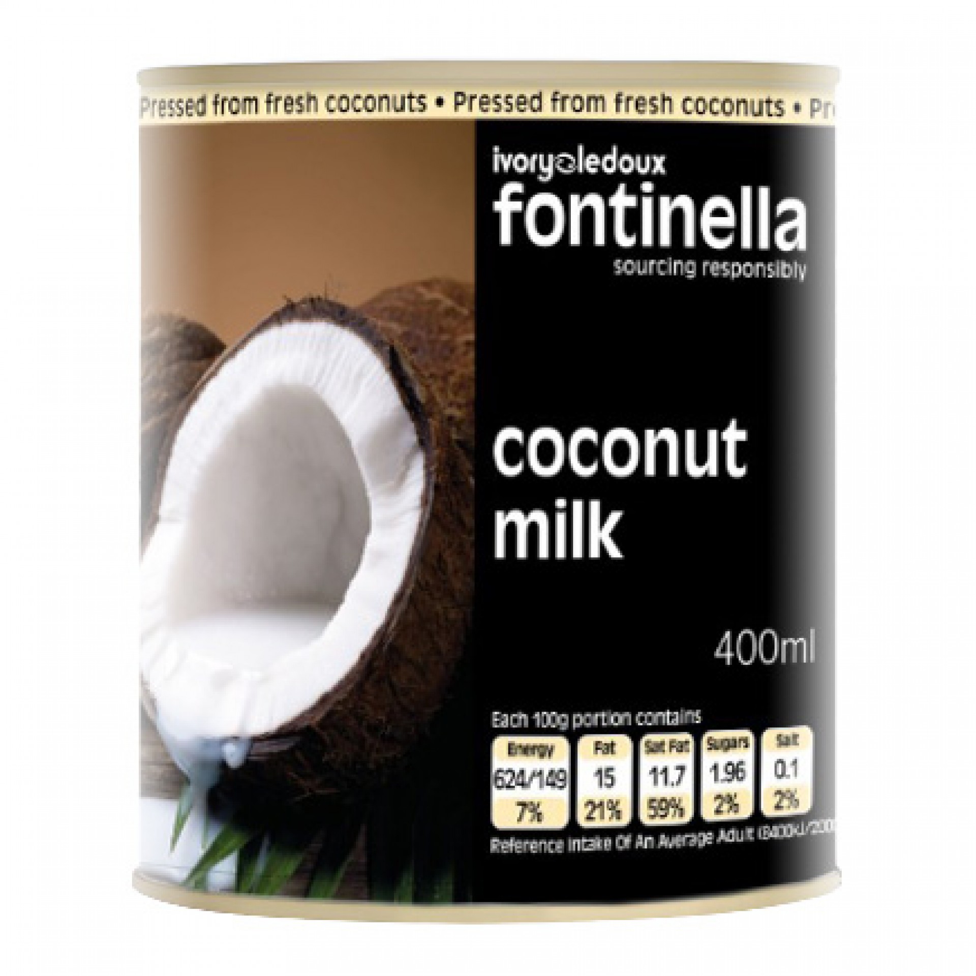 Coconut Milk (15% Fat Content)